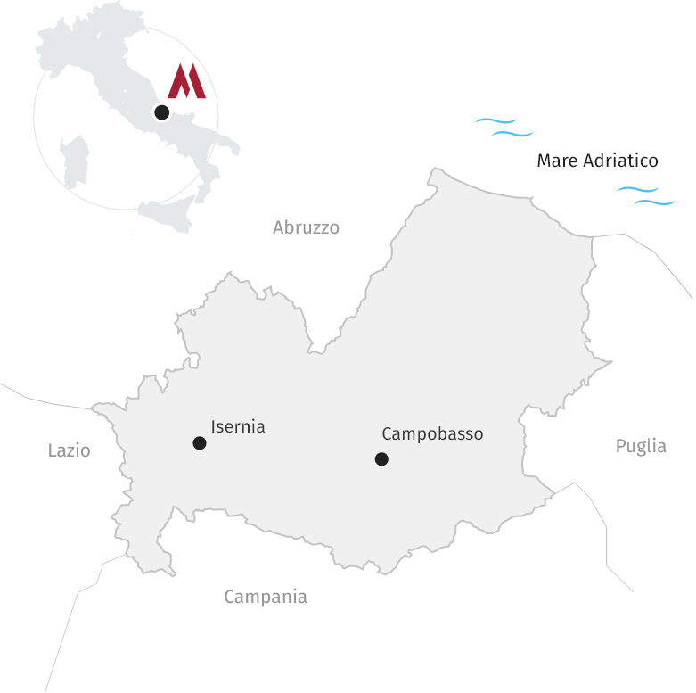 Localizzazione Molise